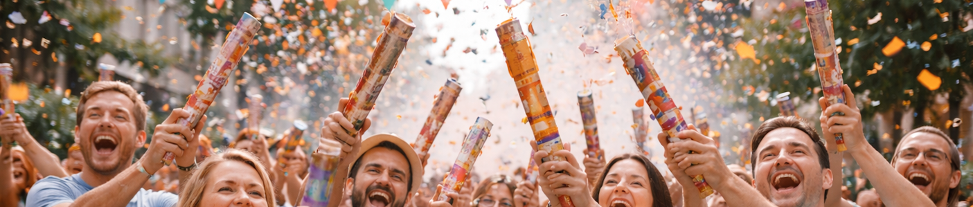 Confetti gebruiken op een feest: shooters, losse confetti en tafelconfetti