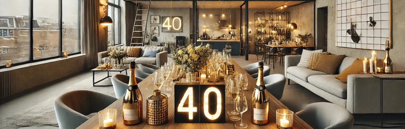Zo vier je je 40ᵉ verjaardag in stijl