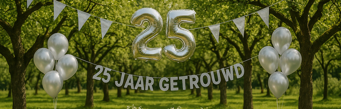 Versiering en inspiratie voor een trouwjubileum