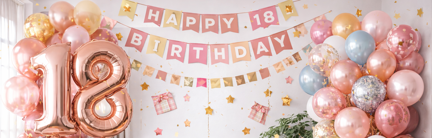 Tips voor 18 jaar versiering: zo maak je een 18e verjaardag onvergetelijk