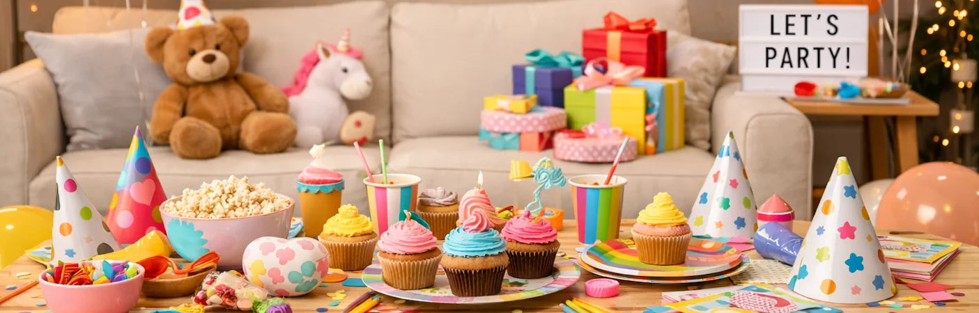 Kinderfeestje thuis: zo versier je de woonkamer in 30 minuten