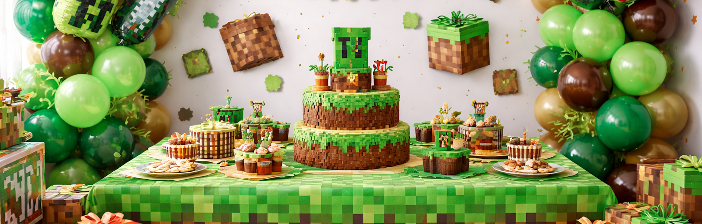 Minecraft kinderfeestje organiseren: tips voor een geslaagd feest