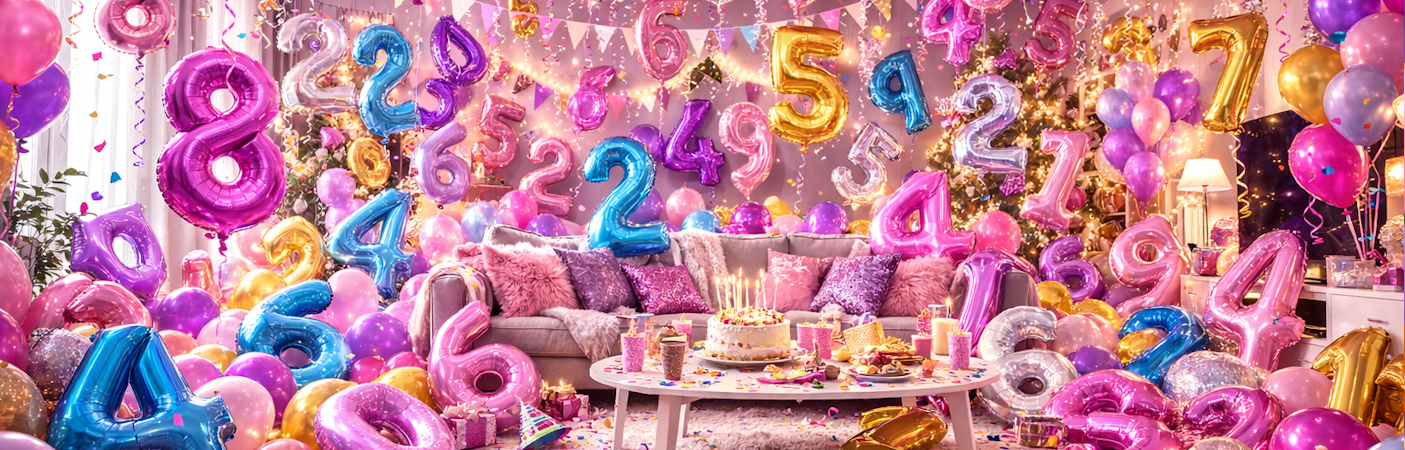 Cijferballonnen: zo gebruik je ze voor een echte wow-factor