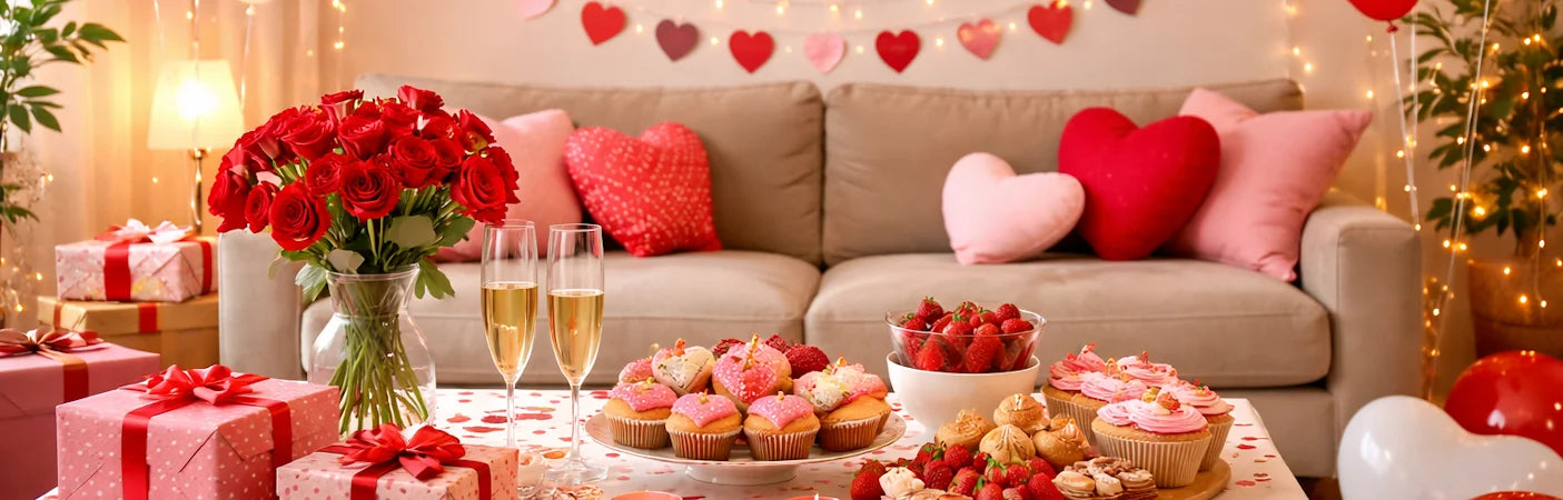 Valentijnsdag versiering: zo maak je thuis een romantische setting
