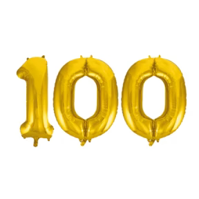 100 jaar versiering voor een feestelijke en stijlvolle mijlpaal