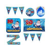 Abraham versiering pakketten voor een complete 50e verjaardag
