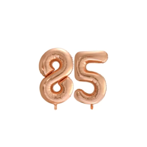 85 jaar versiering voor een warme en feestelijke mijlpaalverjaardag