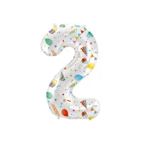 Feest cijfer folieballonnen