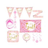 Geboorte versiering pakketten voor feestelijke kraamviering