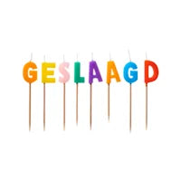 Geslaagd versiering voor een feestelijke diploma of rijbewijs viering