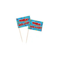 Geslaagd tafeldecoratie voor diploma, rijbewijs en andere feestmomenten