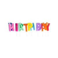 Happy Birthday kaarsjes voor taart