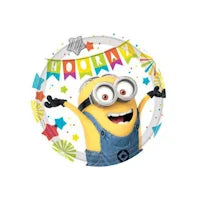 Minions versiering met vrolijke en speelse feestdecoratie