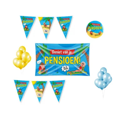 Pensioen pakketten voor een complete feestdecoratie