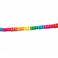 Papieren slingers met een feestelijke uitstraling