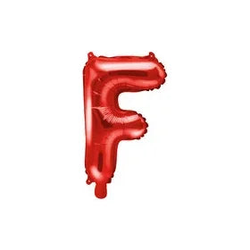 Rode letter ballonnen van folie voor helium of lucht
