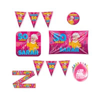 Sarah versiering pakketten om 50 jaar stijlvol te vieren