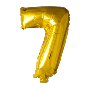 7 jaar versiering voor een vrolijke verjaardag vol kleur en feestplezier