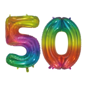 50 jaar versiering voor een feestelijke verjaardag met een gouden touch
