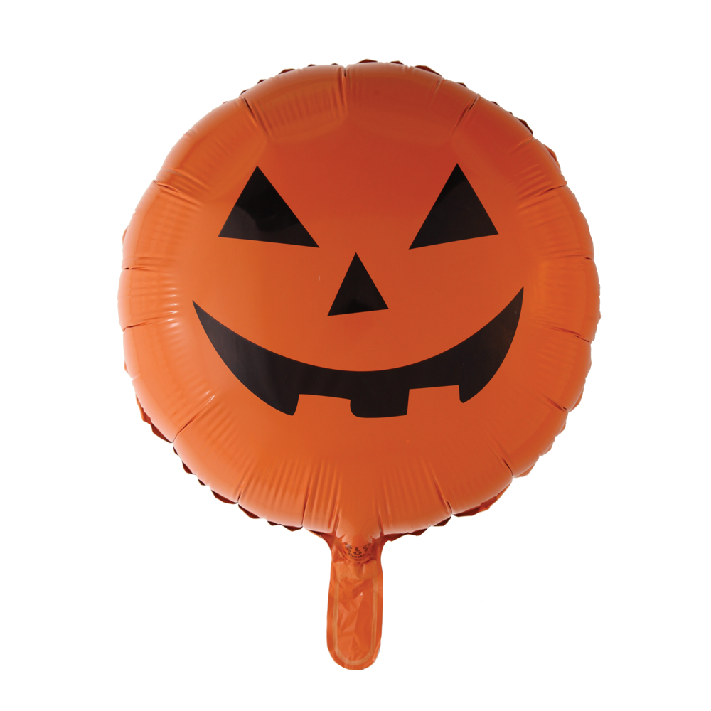 Halloween folieballon pompoen – 46 cm – Oranje