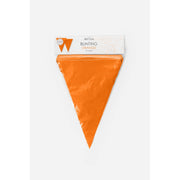 10 meter vlaggenlijn  met Oranje Vlaggen 20 x 30 cm