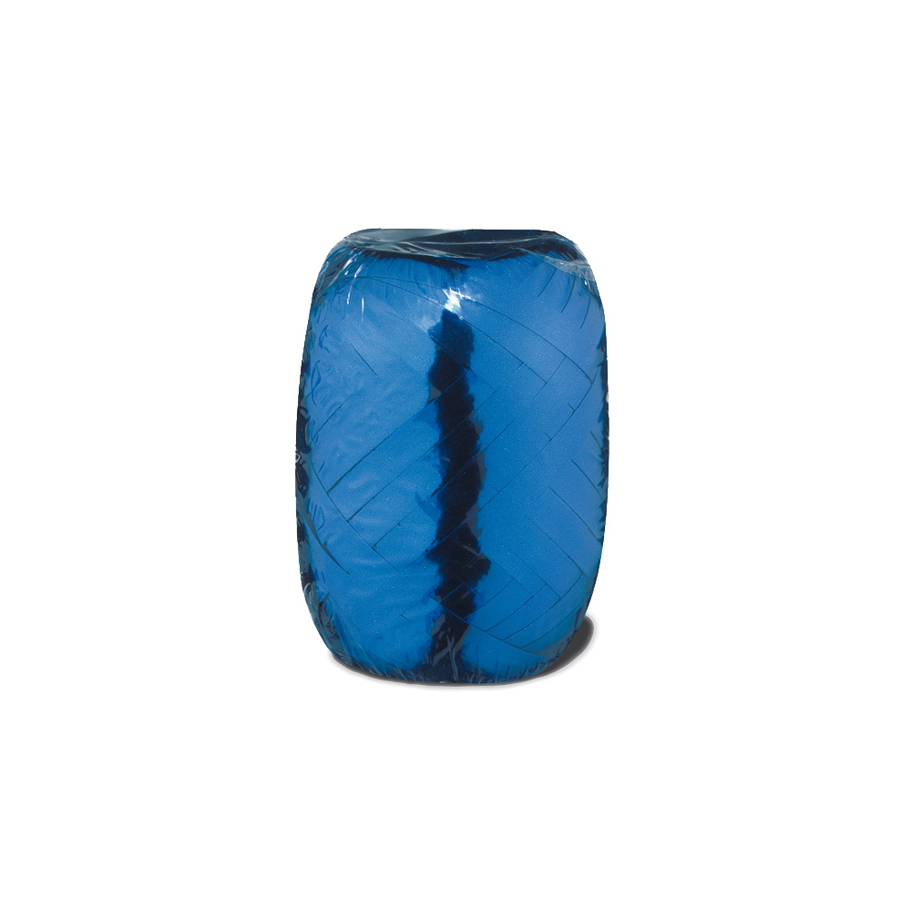 Lint metallic blauw – 20 meter – 5 mm