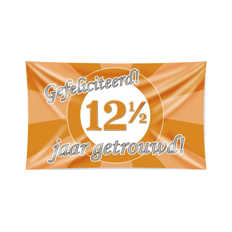 12,5 jaar Getrouwd - Gevelvlag