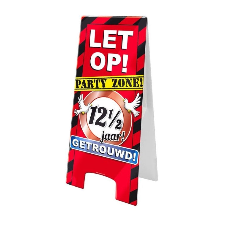 12,5 jaar Getrouwd - Warningsign