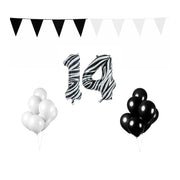 14 jaar Verjaardag Versiering Pakket Zebra