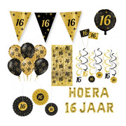 16 jaar Classy Versiering pakket - XL2