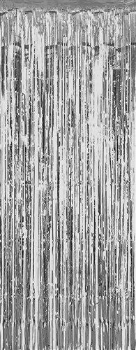 Zilveren Deurgordijn – 100 x 250 cm