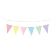 Slinger gekleurd pastel 10 meter 20x30 cm
