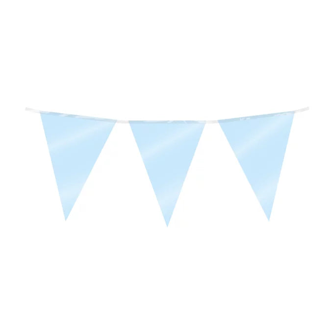 Folie slinger licht blauw 10 meter 20x30 cm