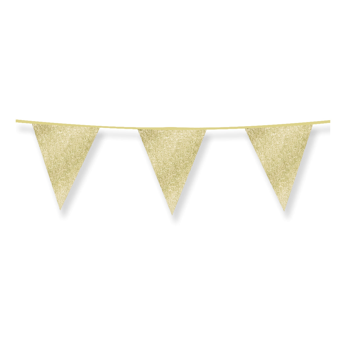 Slinger goud met glitters 6 meter 16x20 cm