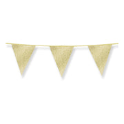 Slinger goud met glitters 6 meter 16x20 cm