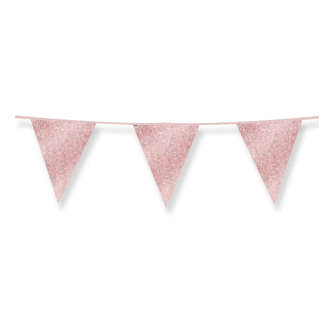 Slinger roségoud met glitters 6 meter 16x20 cm