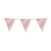 Slinger roségoud met glitters 6 meter 16x20 cm