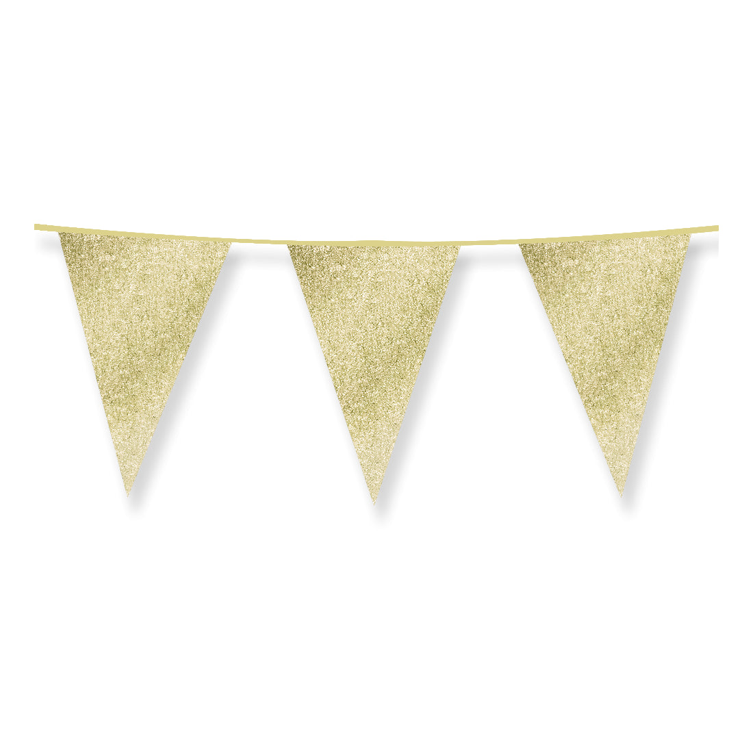 Slinger goud met glitters 6 meter 20x30 cm