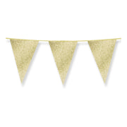 Slinger goud met glitters 6 meter 20x30 cm
