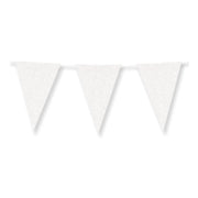 Slinger wit met glitters 6 meter 20x30 cm