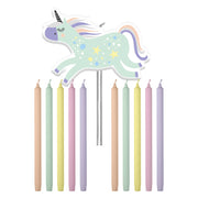 Kaarsen Unicorns & Rainbows 10cm - 11 stuks