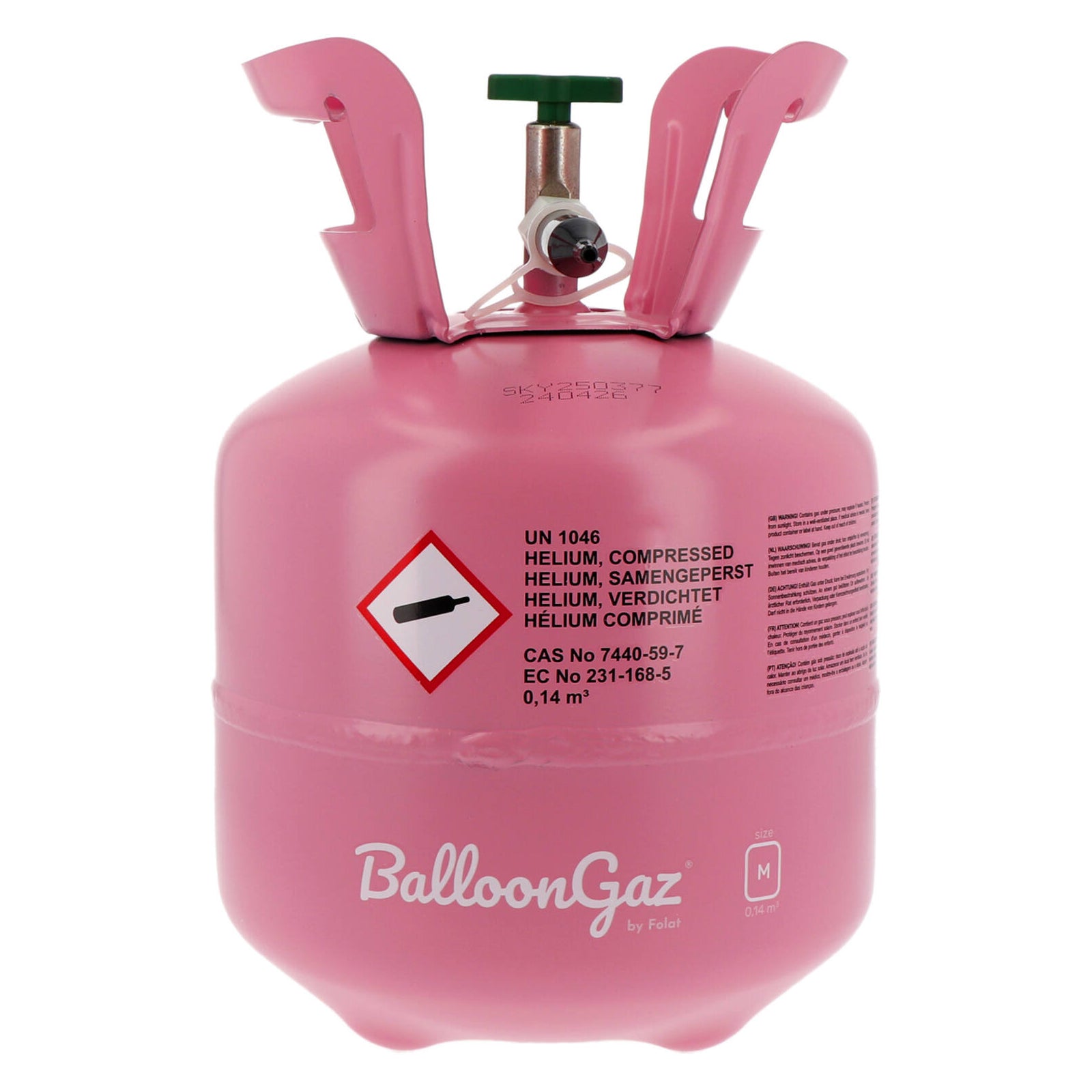 Helium tank M - Tot 20 ballonnen
