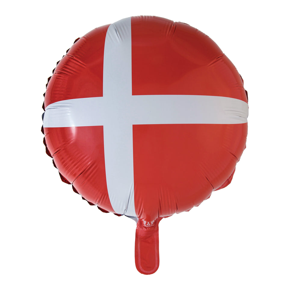 Folieballon Denemarken - 45 cm