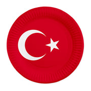 8 Papieren borden 23 cm – Turkije