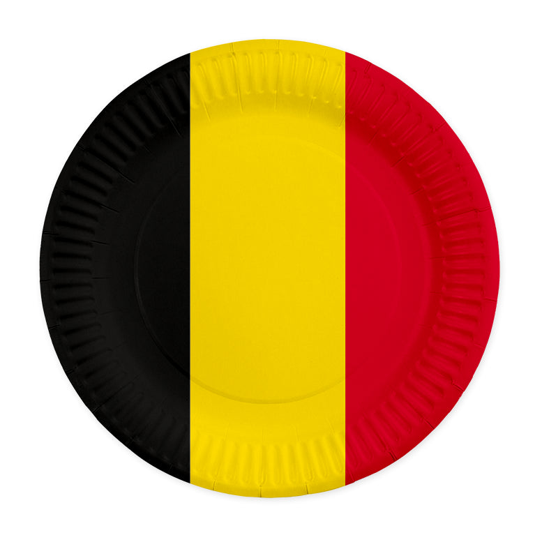 8 Papieren borden 23 cm – België