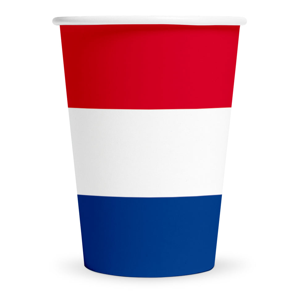 8 Papieren bekers 210 ml – Nederland