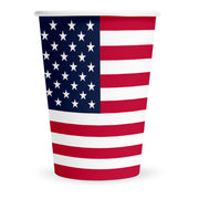 8 Papieren bekers 210 ml – Amerika