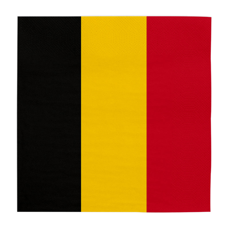 20 Papieren servetten  - 33×33 cm – België