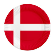 8 Papieren borden 23 cm – Denemarken
