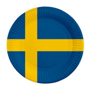 8 Papieren borden 23 cm – Zweden